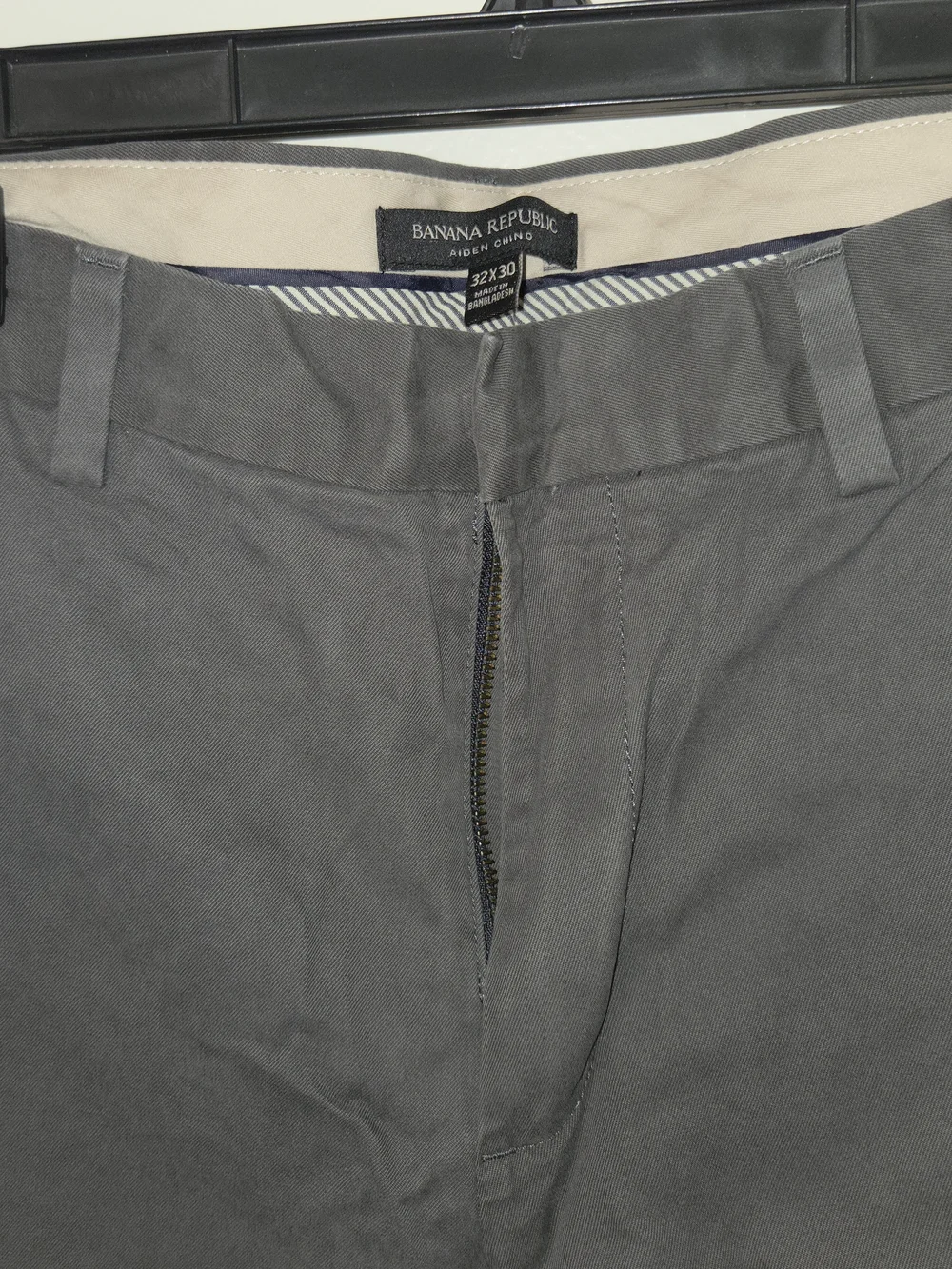 Banana Republic Men's Charcoal Gray Chino Pants